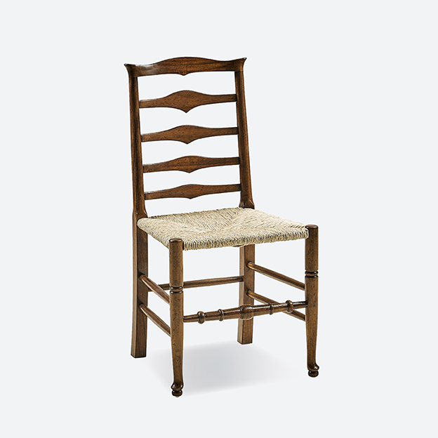 A10 492300 Sc Triangular Detail Ladder Back Side Chair With